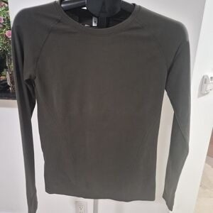 Olive Long Sleeve Women's Top